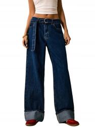 Shein Női Egyenes Szárú Farmernadrág 25