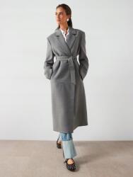 MANGO Kétsoros Kabát Övvel L