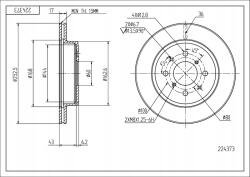 Hart Első Féktárcsa - allegro - 5 440 Ft