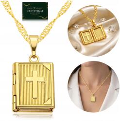 Golden Celebrity Arany Nyaklánc Sebészeti Acél Lánc Titkárnő 55 CM Acél 18K