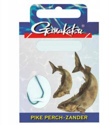 Gamakatsu Horgok Gamakatsu Pike Perch Zander 2210S #4-0.20mm 60cm 10 db (140119-400-20)