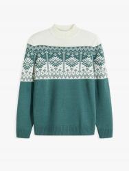 Bonprix B. p. c Norvég Mintás Pulóver 68/70 (954492)