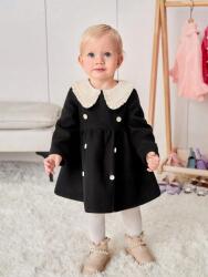 Shein TW15405 Shein Lány Ruha Kontrasztos Gallérral (9) 86