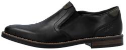 RIEKER Pantofi barbati, negru, casual, piele naturala, cu toc, Rieker 13557-00-Negru (Marime: 46) (13557-00-Negru-46)