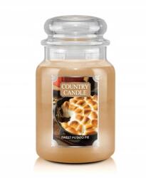 The Country Candle Company Sweet Potato Pie Country Candle nagy illatgyertya két kanóccal (846853069104)