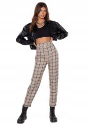 Nasty Gal Kockás Nadrág Casual Spzm 36
