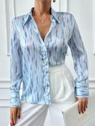 Shein EC45121 Shein Mintás Hosszú Ujjú Ing (9) M