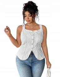 Shein Gombos Női Blúz 44-ES