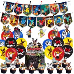  Lufik szett Születésnapi Dekoráció 9-9 night Forest, Akcesoria gyerekzsúrok