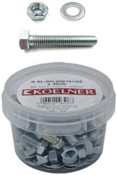 Koelner - Rawlplug Hatlapfejű metrikus csavar tövigmenetes M8 horganyzott DIN933 5.8 - bakonykotoelem - 1 278 Ft