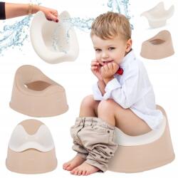 Sun Baby Csúszásgátló gyermek WC-szék kivehető betéttel Stabil Bézs fehér Sun Baby (B13.002.1.2)