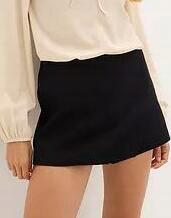 Bonprix Rövid Fekete Szoknya-nadrág 54-ES