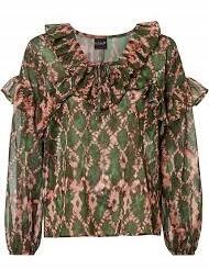 Bonprix V-nyakú Megkötős Blúz 38-AS