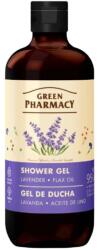 Green Pharmacy Gel de duș cu lavandă și ulei de in (500ml)