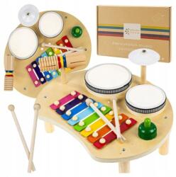 HollaKids Manipulációs Tábla Szenzoros Zenei Dob Cimbalom Oktatási XXL (perkdrew1)