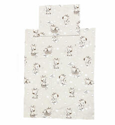 Baby Bruin Gyermek ágynemű szett Bézs zsiráf 90 * 135 cm (2 db/sz) - diaper