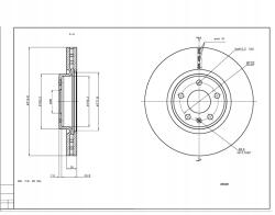 Hart Első Féktárcsa - allegro - 13 415 Ft