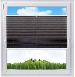 Woltu 55x100 cm feszített pliszé, fúrás nélkül, antracit