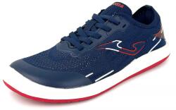 Joma pantofi barefoot de alergare pentru băieți VIPER JUNIOR NAVY BLUE BFVIPJS2603 | teniși cu șireturi și talpă flexibilă aderentă - 38