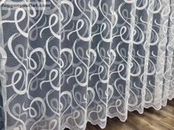 fuggonyoutlet Csenge, fehér, 300x155 cm