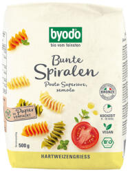Byodo Byodo Spirál, színes semola tészta - bio - 500g - delfinbuvar