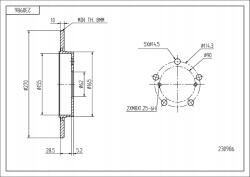 Hart Hátsó Féktárcsa - allegro - 4 715 Ft