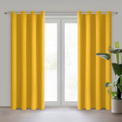  Logan sötétítő függöny Mustársárga 135x250 cm