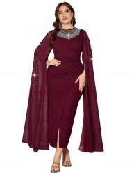Shein Ceruzaszoknya Hosszú Chiffon Ujjal XL