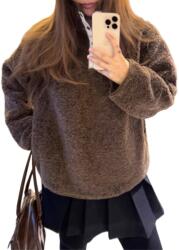 Shein Polár Pulóver Gombokkal M