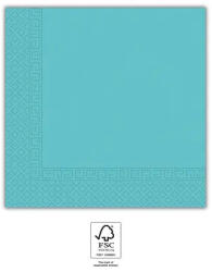  Kék Unicolour Light Blue szalvéta 20 db-os 33x33 cm FSC (PNN93050) - eking