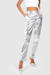 Boohoo Metál Színű Nadrág 34-ES