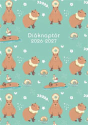 TopTimer Diáknaptár, 2026/2027 tanév, B6, heti, TOPTIMER, "Capibara (NKDPU) - officepantry