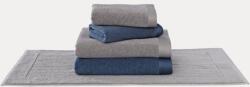 SOFT COTTON Kedvezményes LORD törölköző szett + LOFT fürdőszoba szőnyeg Szürke / Kék
