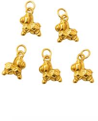  Charm Cal Argint 925 Aurit 13x7x2 mm - 1 Buc