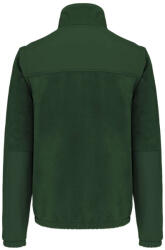 Designed To Work Lvehető bélelt ujjú vastag polár pulóver, az elején végig cipzárral, Designed To Work WK9105, Forest Green-3XL (wk9105fo-3xl)
