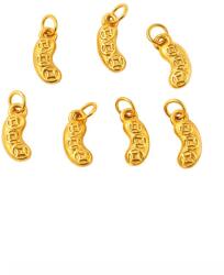  Charm Argint 925 Aurit 12x4x3 mm - 1 Buc