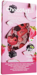  Choco Artz Choco Artz Kókusztejes epres csokoládé be positive - 70g - delfinbuvar