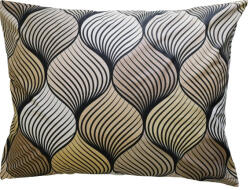  Pamut nagypárna huzat 70x90cm modern barna hullám mintával