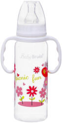 Baby Bruin fogantyús cumisüveg 240ml fehér (55043204feher-regi)
