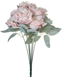  Buchet 7 fire trandafiri artificiali pentru aranjamente florale (4073)