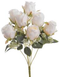  Buchet 7 fire trandafiri artificiali pentru aranjamente florale (8567)