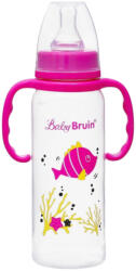 Baby Bruin fogantyús cumisüveg 240ml pink (55043204rozsaszin)