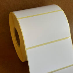  100x60mm direkt THERMO címke 1000 db/40gy - visszaszedhető ragasztó + RITZ