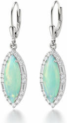 DÍSZES OPÁL KÖVES ezüst fülbevaló - 38 mm (2026032507)