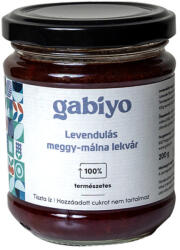 GabiJó Gabijó Levendulás meggy-málna lekvár - 200g - vegyesbolt
