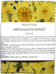 MadebyKriKa Méhviaszos kendő 20x20 cm