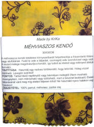 MadebyKriKa Méhviaszos kendő 30x30 cm