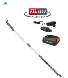 GARDENA HighCut 250/18V P4A teleszkópos akkumulátoros ágvágó olló aksival (BE14774-20)
