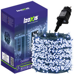  ISO TRADE Kültéri karácsonyi fények 500 LED 35m - hideg fehér (24899)