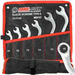 TMN Dugókulcs S típusú 6 db 10-19mm (M58167)